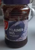 Mängden socker i PFLAUMEN-MUS fein gewürzt