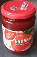 Mängden socker i Erdbeer Konfitüre extra