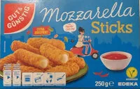 Mängden socker i Mozzarella Sticks