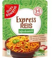 Mängden socker i Express Reis Mexikanisch