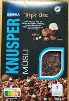 Mängden socker i Triple Choc Knusper Müsli