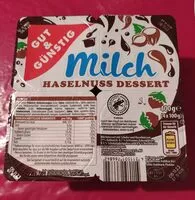 Mängden socker i Milch Haselnuss Desert