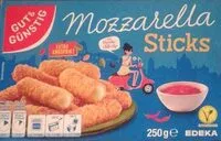 Mängden socker i Mozzarella Sticks mit Paprika-Chili-Dip