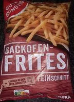 Mängden socker i Backofenfrites