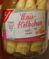 Mängden socker i Mais Kölbchen süß-sauer