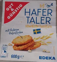 Mängden socker i Hafertaler