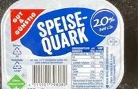 Mängden socker i Speisequark 20%