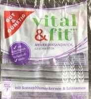 Mängden socker i vital & fit***