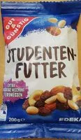 Mängden socker i Studentenfutter