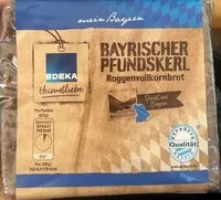 Mängden socker i Bayerischer Pfundskerl Roggenvollkornbrot