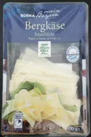 Mängden socker i Bergkäse Hauchfein