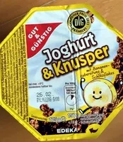 Mängden socker i Knickies Joghurt & Knusper