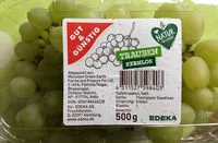 Mängden socker i Trauben kernlos