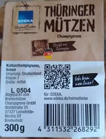 Mängden socker i Thüringer Mützen