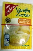 Mängden socker i Vanillinzucker