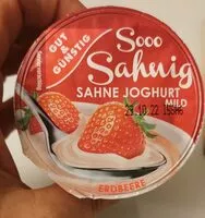 Mängden socker i Erdbeerjoghurt soo sahnig