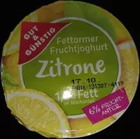 Mängden socker i Fettarmer Fruchtjoghurt 1,8% , Zitrone