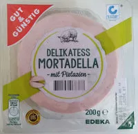 Mängden socker i Mortadella mit Pistazien