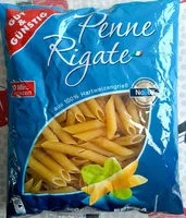 Mängden socker i Nudeln Penne Rigate