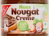 Mängden socker i Nuss Nougat Creme
