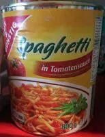 Mängden socker i Spaghetti in Tomatensauce
