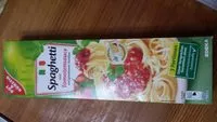 Mängden socker i Spaghetti mit Tomatensoße und geriebenen Hartkäse