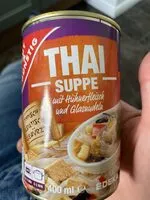 Mängden socker i Thai Suppe mit Hühnerfleisch und Glasnudeln