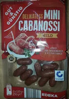 Mängden socker i Delikatess Mini Cabanossi