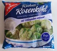 Mängden socker i Rahm-Rosenkohl
