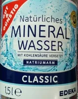 Mängden socker i Mineralwasser