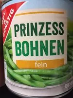 Mängden socker i Junge Prinzessbohnen fein