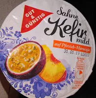 Mängden socker i Sahne Kefir mild auf Pfirsich-Maracuja