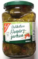 Mängden socker i Gewürzgurken