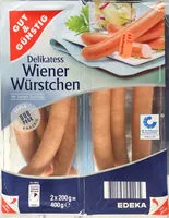 Mängden socker i Gut & Günstig Delikatesse Wiener Würstchen