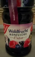Mängden socker i Waldfrucht-Konfitüre extra