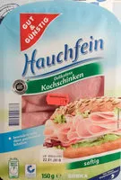 Mängden socker i Hauchfein Delikatess Kochschinken