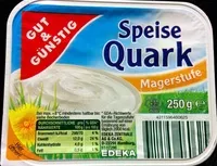 Mängden socker i Speisequark Magerstufe