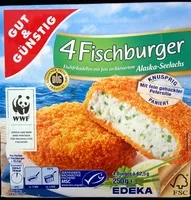 Mängden socker i Fischburger