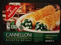 Mängden socker i Cannelloni Ricotta-Spinat