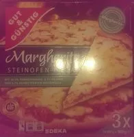 Mängden socker i Margherita Steinofen-Pizza