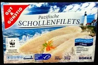 Mängden socker i Pazifische Schollenfilets