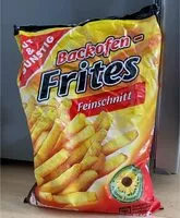 Mängden socker i Backofen frites Pommes