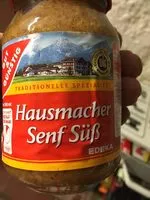 Mängden socker i Senf Hausmacher Senf Süß