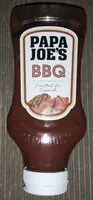 Mängden socker i Papa Joe's Barbacue Sauce