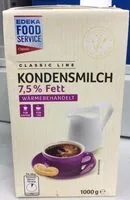 Mängden socker i Kondensmilch