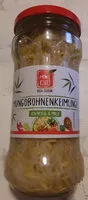 Mängden socker i Mungobohnenkeimlinge knackig & mild