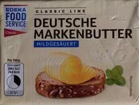 Mängden socker i Butter - deutsche Markenbutter 250g