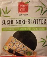Mängden socker i Sushi Nori Blätter - Seetangblätter, getrocknet und geröstet