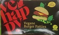 Mängden socker i Vegane Burger Patties auf Erbsenprotein