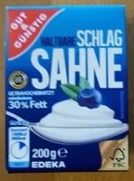 Mängden socker i Schlagsahne haltbar